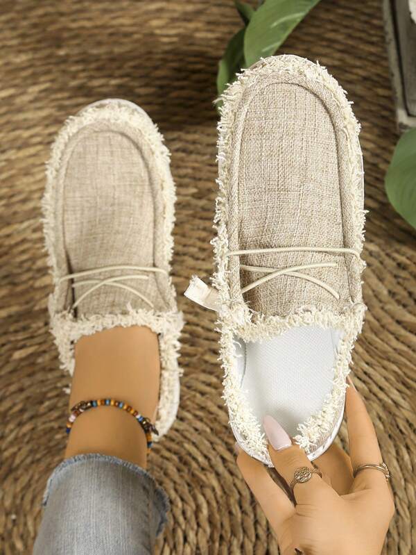 Women's Outdoor Comfortable Lightweight Slip-On Sneakers, Suitable For All Seasons