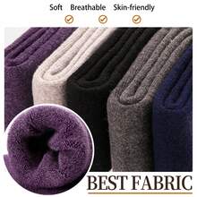 5 双女式美利奴羊毛徒步袜，冬季保暖厚垫吸湿排汗中筒靴袜，寒冷天气和冬季必备配饰