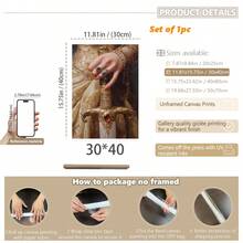 1 件，帆布墙画/卷轴画，墙画，防水，海报，带框墙画，秋季，万圣节，维多利亚时代持剑女子海报，黑暗学院艺术哥特式装饰，古董插图，复古墙画，适用于客厅、卧室、玄关装饰、鬼屋或万圣节派对装饰