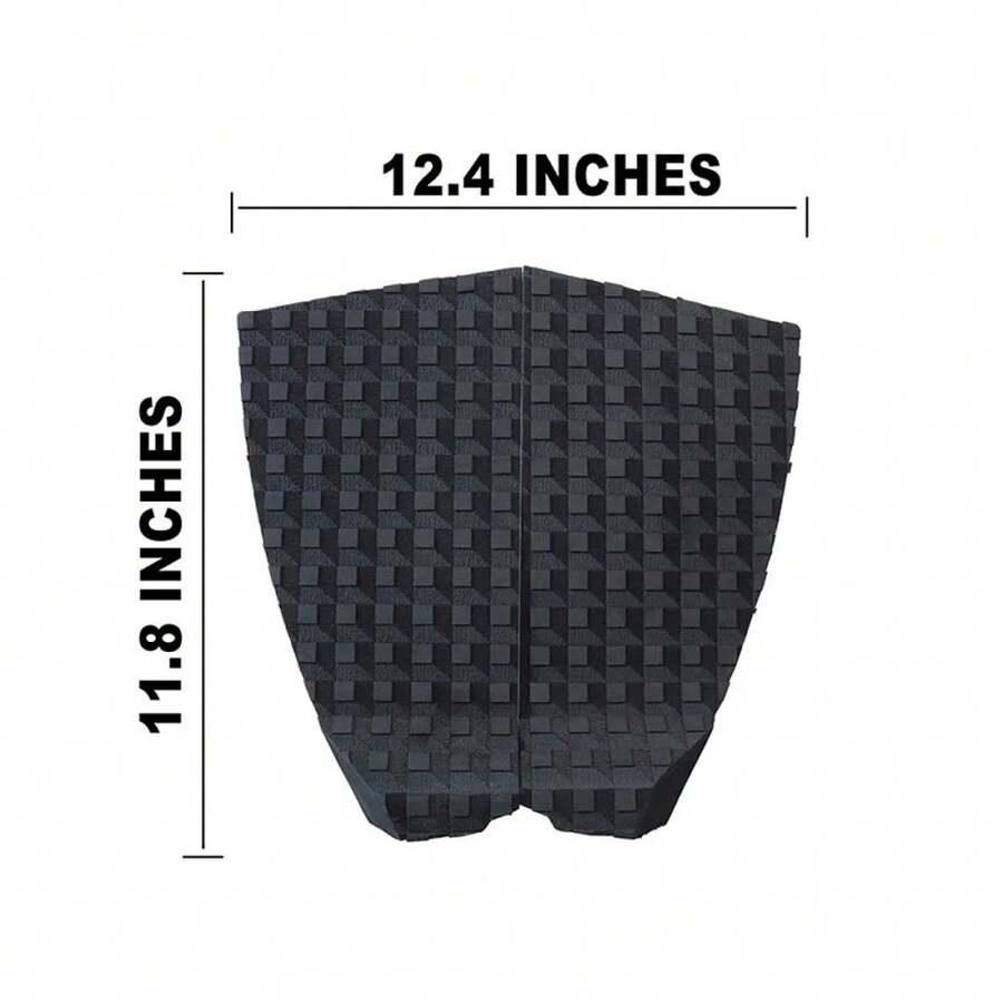 Surfboard EVA Anti-Slip Pad Heel Foot Pad Shortboard Tail Pad Adhesive - 2 Squares - View 1