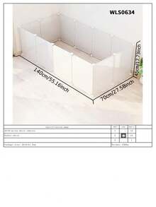 DIY Pet Cage For Home Indoor Dog Fence, Guinea Pig Isolation Net, Dog Crate, Cat Cage, Rabbit Fence, Turtle Activity Area Barrier Net - Multicolor - View 17