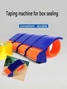 1/2 Pcs Box Tape Cutter, Plastic Carton Sealing Tool, No Electricity Needed, Versatile For Supermarkets, Homes, Offices, Shops - Express Shipping & Packaging Accessory