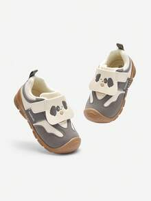 Balabala Baby Cute Non-Slip Walking Shoes 2025 New Adorable - White Grey Tone - View 4