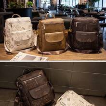 Women Fashion Backpacks - 咖啡 - 查看 6