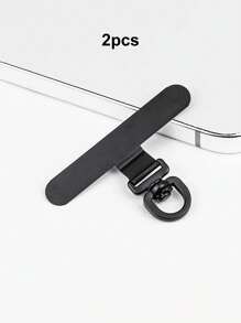 Phone Tether Tab,360° Rotatable Ultra-Thin 0.2mm Bending Design Universal Stainless Steel Phone Lanyard Metal Patch