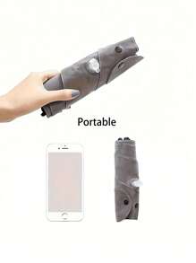 1 pieza Almohada de cuello con cabestrillo plegable y sencillo, accesorio de viaje ligero y portátil que se sujeta al asiento de avión y automóvil, aplicable para viajes en coche, avión y barco, que soporta la cabeza, el Body y los brazos proporcionando un sistema de sueño perfectamente equilibrado