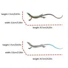 1pc Realistic Lizard Shaped Cat Toy, Durable Plastic Reptile Pet Toy For Interactive Play And Exercise For Cats 6 Months And Up, Battery-Free Indoor Cat Toy