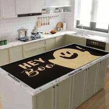 1pc Halloween Ghost & Pumpkin Printed Absorbent Draining Mat, Silicone Coffee Machine Coaster, Soft Rubber Drainage Pad, Super Absorbent Wear-Resistant Dish Drying Mat, For Countertop, Restaurant, Kitchen, Patio Dining Table, Home Decor - Printed - View 23