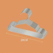 5/10pcs Gold Mini Metal Hangers, Perfect For Homes With Kids Or Pets, Compact And Durable Design Ideal For Drying Small Clothing Items - Multicolor - View 7