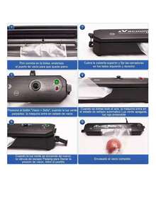 Máquina de Sellado al Vacío Automatica para alimentos, con 10 bolsas - Tipo de Enchufe A USA (110-127V) - Ver 4