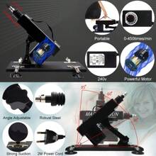 Máquina sexual automática para mujeres y hombres, vibrador con tapón de consolador, boquillas de metal, tapón anal para pene, masturbador masculino, juguetes sexuales para adultos.