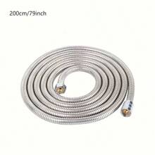 خرطوم استحمام قابل للتمديد، مصنوع من الفولاذ المقاوم للصدأ، خرطوم معدني مرن، مناسب لحنفيات الحمام، متين ومانع للتسرب، سهل التركيب، مثالي لتركيبات الحمام وديكور الحمام وإكسسوارات الاستحمام، أدوات الحمام - متعدد الألوان - مشاهدة 12