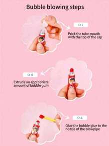 6pcs Colorful Bubble Ball, Enjoy Nostalgic Blowing Game - Suitable For Birthday Parties And Game Props, Valentine's Day Props, Birthday Gifts, Bubble Blowing Toys (Color Random)