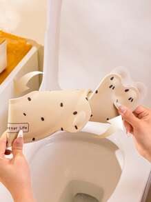 1/2pcs Adhesive Toilet Seat Cover, Waterproof Warm Padded Washable Foam Toilet Mat Cushion For Home, Maternity Bathroom Decor