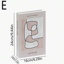 1pc/3pcs Sách giả trang trí có thể gập lại, Trang trí sách trưng bày tối giản cho gia đình, phòng trưng bày - Nhiều màu - Xem 20
