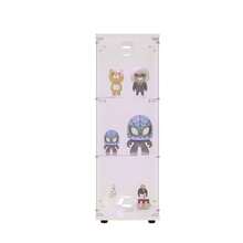 Freestanding Glass Display Case, 42 X 36 X 125 Cm, Display Cabinet With LED And Lock, Modern Display Cabinet With 3 Shelves Made Of Toughened Glass, Display Case For Collectors, Books, Wine, Office, Living Room, Stylish Freestanding Display Case For Decorative Exhibits, Easy To Assemble Glass Display Case For Versatile Use. - 白色 - 查看 11