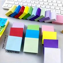 1 Box Of 11 Color Adhesive Notes, Various Colors, Suitable For Students And Offices, Effective Learning And Organization, Self-Adhesive And Tearable