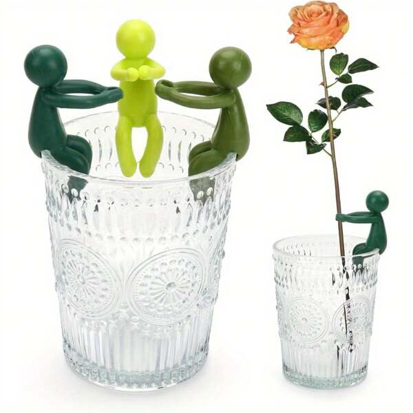 6PCS Plant Propagation Friends, Leaf Buddy Plant Support For Sprouts, Stems, Shoots And Cuttings, Growth Tool For A Plant Propagation Station Indoor Garden Funny Gift For Plant Lover ( 3, Yellow)