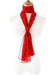 E-Clover Herebuy - Unique Women's Floral Scarves: Chiffon Flowers & Birds Printed Scarf