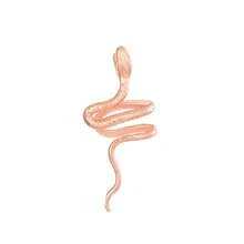 1 件女士蛇形无穿孔夹式耳环，时尚简约个性化，适合所有季节日常佩戴，派对珠宝 - 23030218 - 查看 12