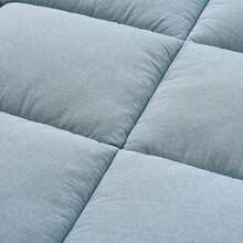 3D珠光床垫垫层 - 超柔软透气蓬松床垫，亲肤舒适，适用于卧室、榻榻米、宿舍、露营 | 四季皆宜，厚度2.36-3.2英寸，床垫保护套