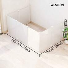 DIY Pet Cage For Home Indoor Dog Fence, Guinea Pig Isolation Net, Dog Crate, Cat Cage, Rabbit Fence, Turtle Activity Area Barrier Net - Multicolor - View 10