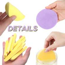 120 piezas de esponjas faciales de limpieza comprimidas - Esponjas suaves y redondas para el lavado de la cara, exfoliación suave, desmaquillante, reutilizables, 3 colores mezclados (amarillo/rosa/púrpura), adecuadas para el cuidado diario de la piel, mujeres/adolescentes, gran regalo de verano