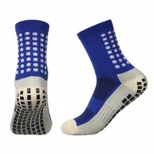 Calcetines antideslizantes de fútbol para hombres y mujeres, calcetines deportivos transpirables con silicona en la suela para fútbol, deportes al aire libre, carrera y ciclismo