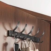 Wall-Mounted Clothes Hanger, Door And Back Clothes Hook, No Need To Drill Holes, Entrance And Foyer Clothes Hook, Strong Load-Bearing Clothes And Hat Hook 1 Piece