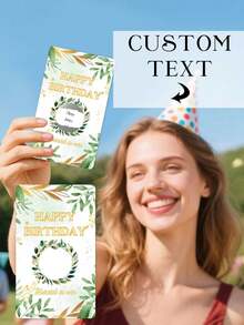 Custom Party Scratch Cards With 4 Designs, Customizable Text, Party Game/Birthday Surprise, Very Fun - Multicolor - View 5