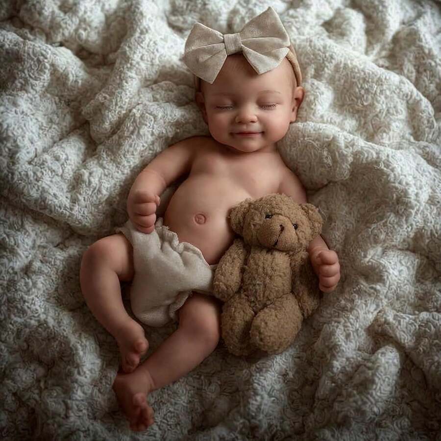 DreamyDolly Full Body Silicone Reborn Baby Dolls - 12 Inch (Weight 3 Lb) Weighted Full Silicone Realistic-Newborn Baby Doll Real Life Baby Dolls With Complete Accessories & Gift Box Realistic Babies,Baby Alive,Reborn Baby ,Kids Toy,Realistic,Lifelike Baby Dolls,Toys ,Doll Toys