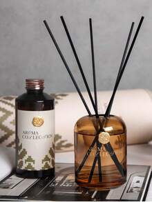 1 Set de Difusor de Aromaterapia con Varillas, Aceites Esenciales Naturales Mezclados, Decoración del Hogar, Aroma Duradero, Adecuado para Regalos de Boda, Cumpleaños, Día de San Valentín, Navidad, Fiestas, Aplicable para Dormitorio, Estudio, Sala de Estar, Baño, Desodorización - Aceites esenciales extraídos de plantas naturales. - Ver 1