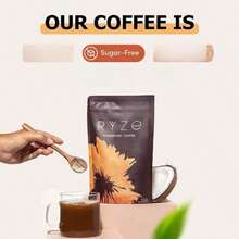 ZUVARA [Free Shipping]1PC Mushroom Coffee USDA Organic With 6 Adaptogenic Mushrooms And MCT Oil, USA Grown Instant Coffee For Better Energy, Focus, Digestion, Immunity With Turkey Tail, Shiitake, Lion's Mane, 30 Servings - 1 - 查看 6