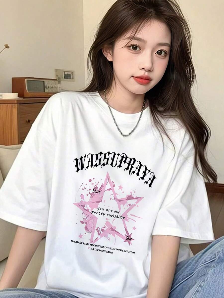 Women T-Shirts - 白色 - 查看 1