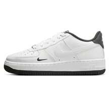 Big Kid's Nike Air Force 1 LV8 1 White/White-Anthracite (HJ4560 100) - 白色 - 查看 2