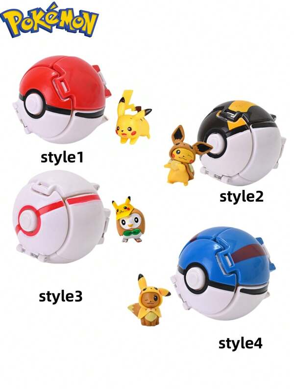 pokemon 1 pièce Pokéball Pikachu à retournement, jouet à éclater au toucher, modèle de poupée Pokémon, le meilleur cadeau de vacances pour de bons amis, décoration d'ambiance pour fête, décoration de pièce parfaite, cadeau de Noël et Saint-Valentin, cadeaux idéaux pour les amis lors des célébrations d'anniversaire, souvenirs, souvenirs pour femmes, décorations esthétiques, cadeaux de la Saint-Valentin, décorations, décoration intérieure
