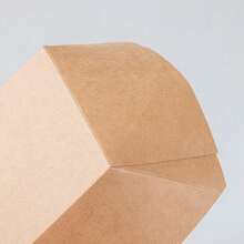 30/50/100个一次性小型外卖船形纸质餐盒适用于汉堡、寿司、热狗、肉丸、炸串、零食隔层盒 - 棕色 - 查看 6