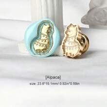 1pc Shaped Relief Wax Sealed Stamp Head, Cute Pumpkin Head/Bunny/Small House/Flower, Used For Wax Sealing DIY Cards/Envelopes/Wedding Invitations/Gifts For Friends/Desktop Decoration, School Supplies, Back To School