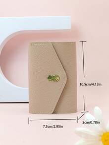 女士短款风琴拉链卡包卡通可爱简约卡片盒女学生女生钱包迷你钱包零钱包卡包皮夹