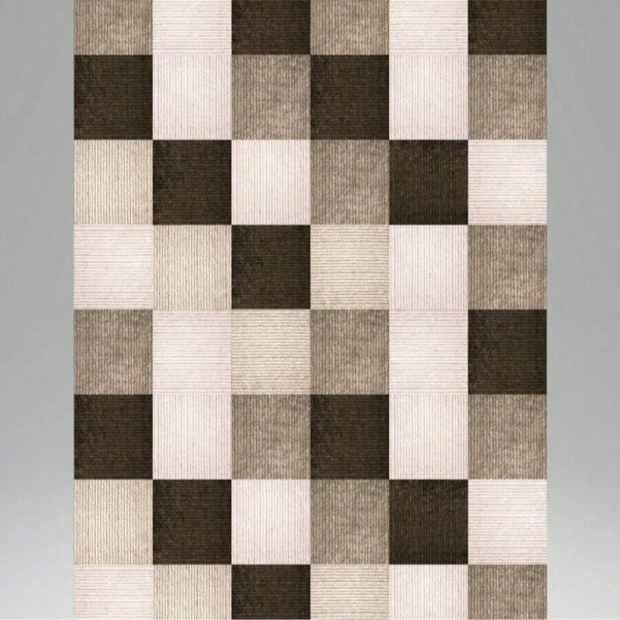 Made In Turkey - 60x100 Cm Digital Print Rug With Dot Non-Slip Foam Backing – 100% Polyester - Mint Green - View 1