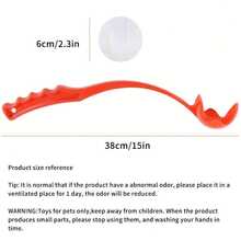 1 pieza Palo de juego con pelota para mascotas, juguete interactivo de entrenamiento de perros con pelota de tenis