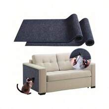 1 件猫抓家具保护垫、自粘沙发防抓垫、耐用猫抓柱地毯、可修剪沙发和墙壁保护垫、猫抓板 - 彩色 - 查看 3