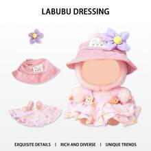 1pc (Clothes Only) 17cm Doll Clothes Overalls DIY Doll Clothes Decoration