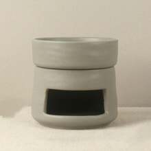 1 件现代简约欧洲陶瓷香薰炉 | 优雅烛台和精油扩散器（不含烛台）