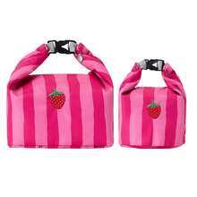 1 szt. Wyściełana izolowana torba na lunch, przenośna, podręczna torba na lunch do biura, szkoły, dojazdów, powrotu do szkoły, torba do noszenia na zewnątrz - Wielokolorowe - Zobacz 12