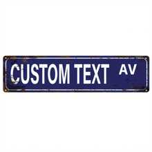 1pc Customized Iron Street Sign, Indoor Wall Decor For Home And Office, 4x16 Inches