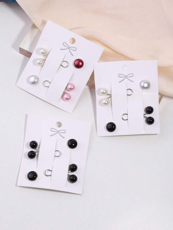 SHAN LI HUA 4pcs Magnetic Scarf Clips, Invisible No-Trace U-Shaped Scarves/Hijab Hijab Holder Clips