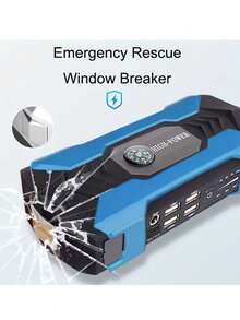 汽车应急启动电源 - LED 手电筒和汽车电池充电器 - 应急 LED 灯 - 适用于汽车、摩托车、卡车、SUV - 送给车主和应急准备的完美礼物 - 路边援助