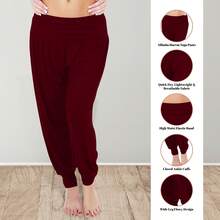 LoveMyFashions Plain    Casual    None    Daily - Maroon - View 6