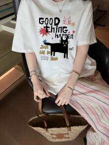 Women T-Shirts - 白色 - 查看 1